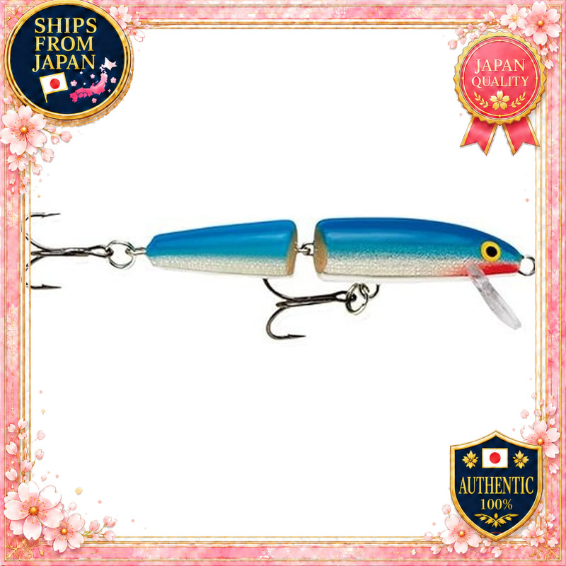 Rapala Jointed 7cm 4g Blue  
Rapala Jointed 7cm 4g Fire Tiger  
Rapala Floating Jointed Minnow 7cm 4