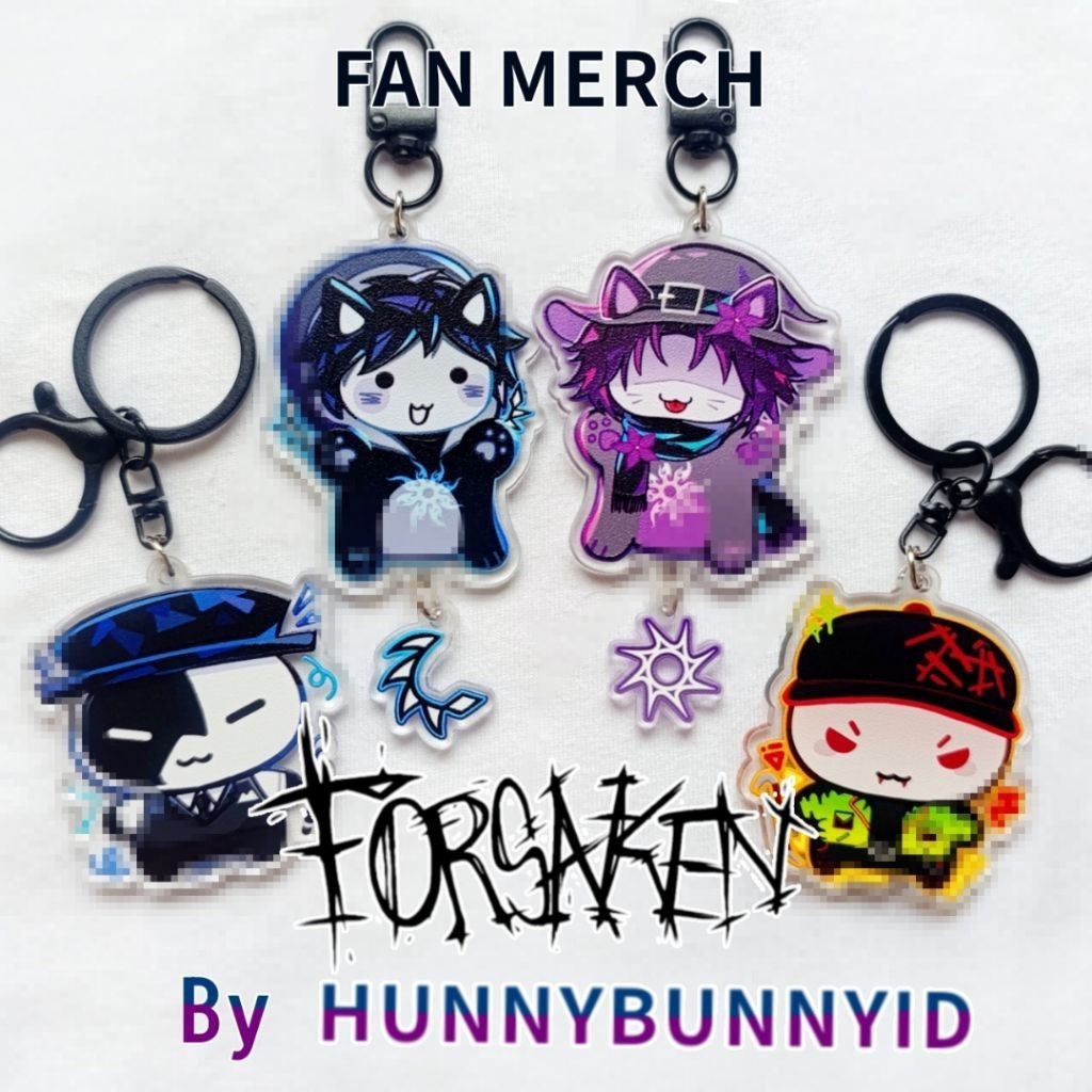 [ใหม่]พวงกุญแจ Forsaken รสชาติ Gantungan kunci Fanmerch