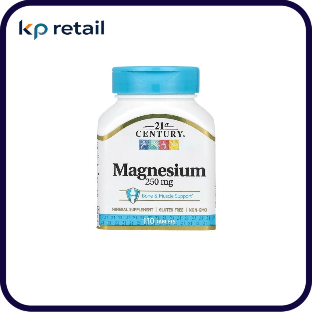 21st Century, Magnesium, 250 mg, 110 Tablets