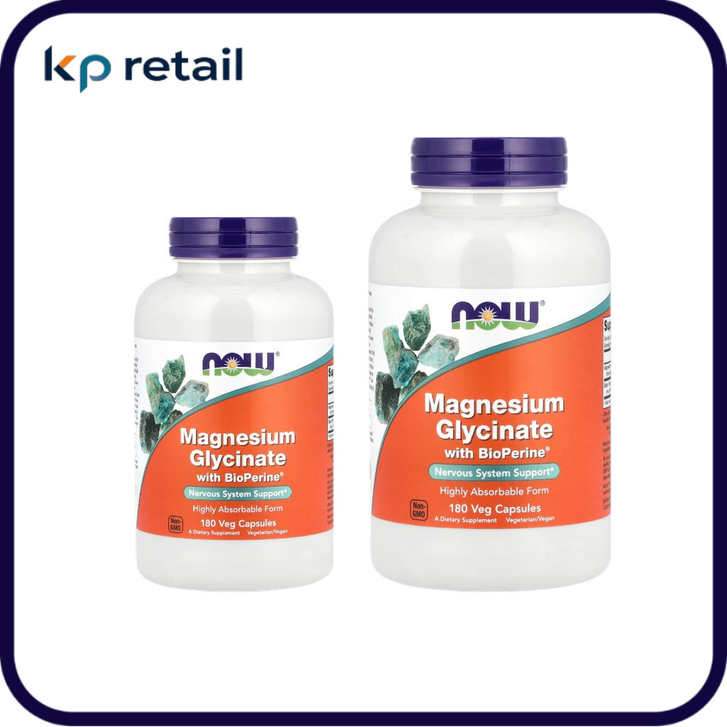 NOW Foods, Magnesium Glycinate With BioPerine®