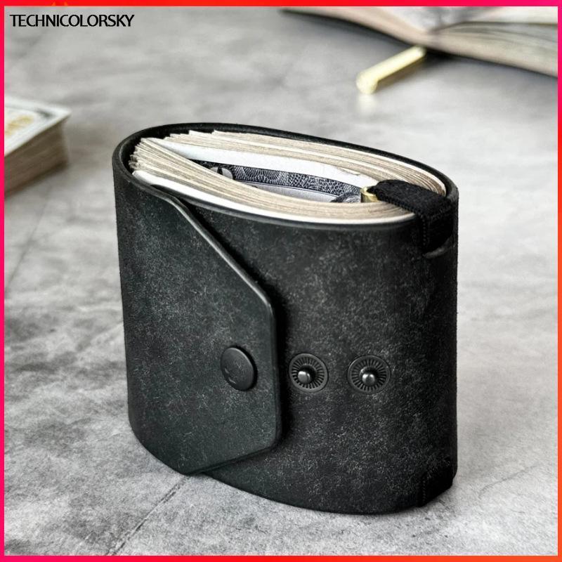 Technicolorsky กระเป๋าสตางค์หนัง PU Qui-Access Money Holder สําหรับการไหลของการเงินที่มีประสิทธิภาพ TSY