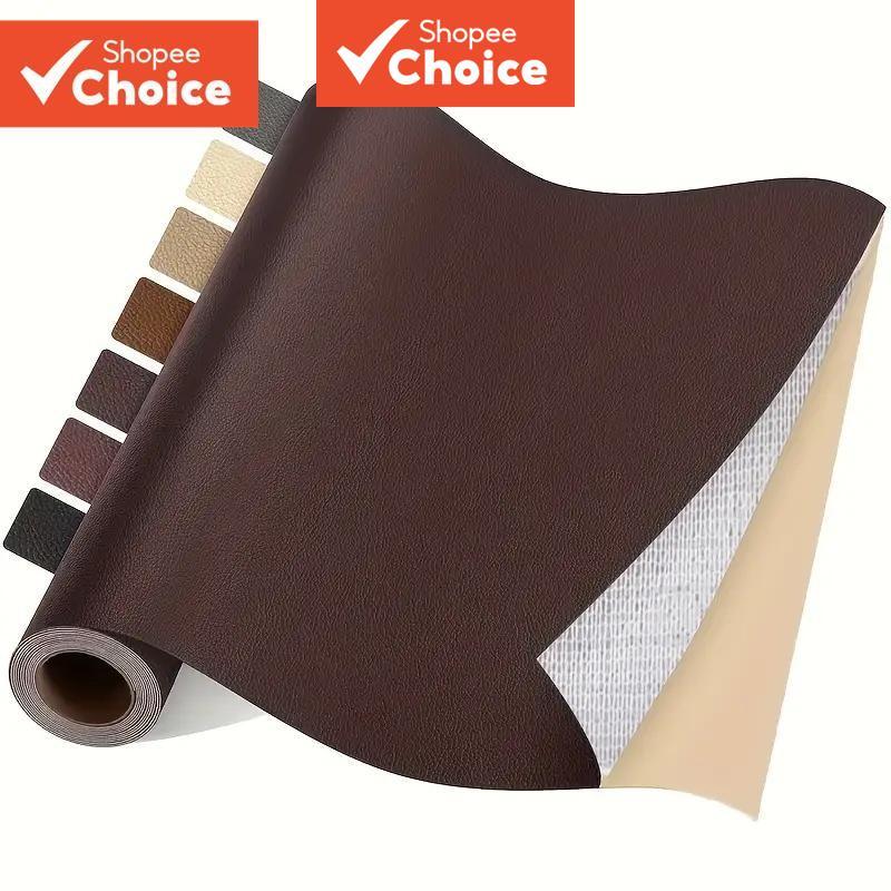 หนังซ่อม Patch 2pcs 30x20 ซม.Self-Adhesive กันน้ํา Fix สําหรับโซฟาเฟอร์นิเจอร์สีดําสีขาวสีชมพูสีฟ้า Multi-สีปีใหม่ Home Refresh 2026