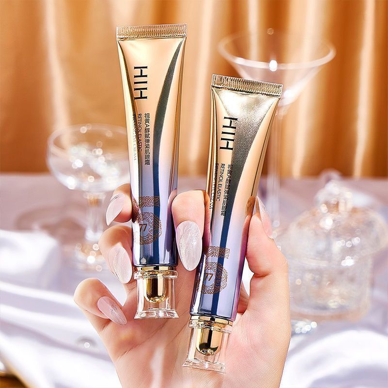 HIH Vision สีเหลือง A แอลกอฮอล์ Fu Elastic Firming Eye Cream Moisturizing Fade Eye Lines Fine Lines 