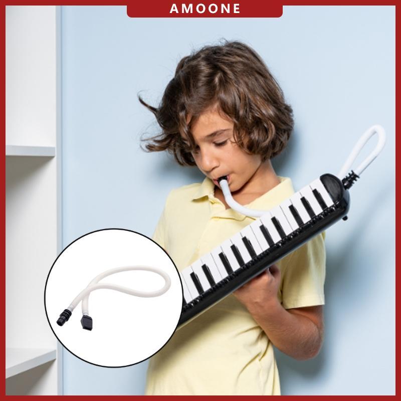 AMOONE ABS เรซิ่น Wind Instrument Mouthpiece Melodica อุปกรณ์เสริมชุดเหมาะสําหรับ 32-37 Key Harmonica เพลงเยาวชน Educat