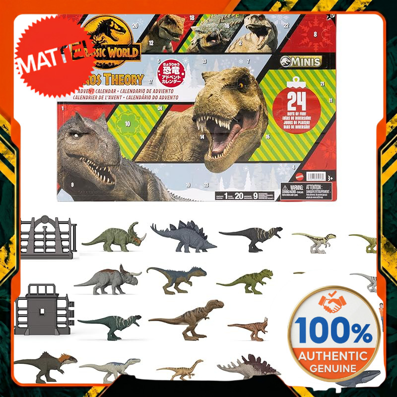【Direct from Japan】
Jurassic World Survival Mission Advent Calendar Dinosaur Figures Toy for Kids Ag