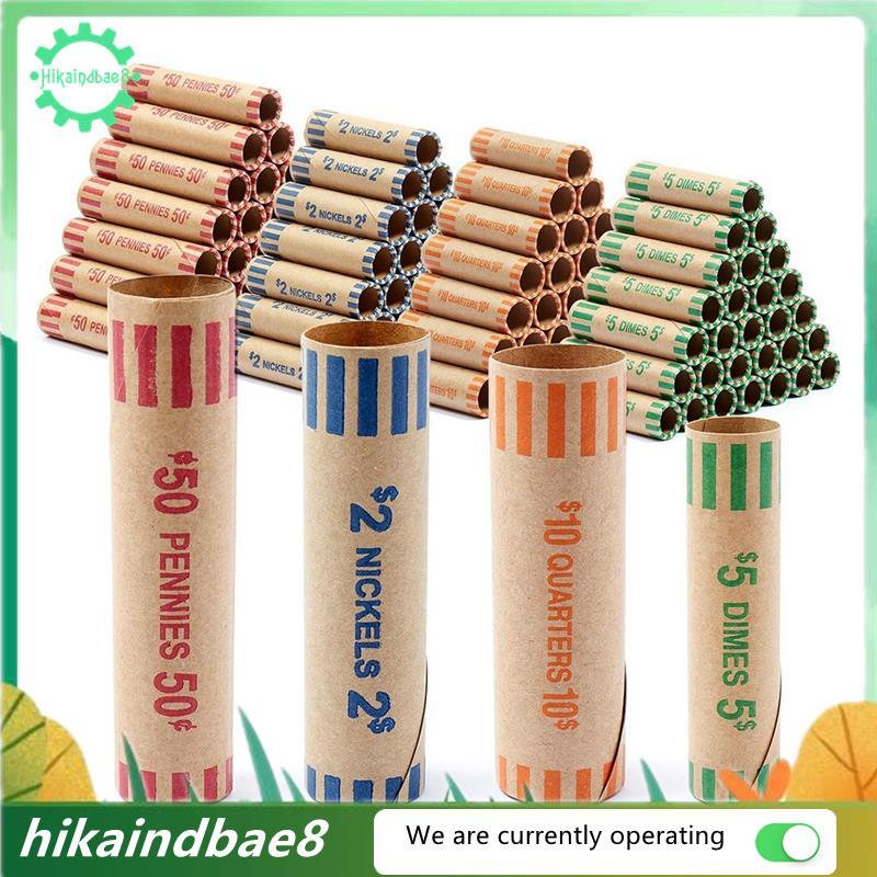 [hIkAi] Coins Tubes Bank Coin Wrappers Rolls Coin Wrappers