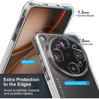 สําหรับ OPPO Find X9 Ultra X9s Pro Crystal Clear Cover Anti-Scratch กันกระแทก TPU Case