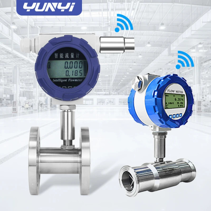 ขายสูง Yunyi Iot 4G Wireless Turbine Flow Meter แอลกอฮอล์ Flowmeter Liquid ราคาอินไลน์ท่อประเภท Coun