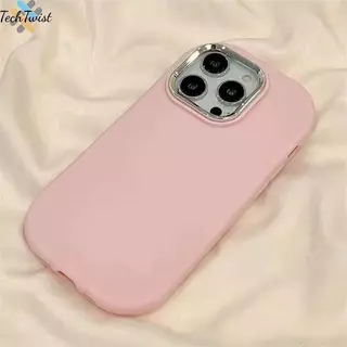 เลนส์โลหะชุบไฟฟ้า เคส for Samsung A07 A17 A55 A56 A37 A05 A05S A06 A14 A15 A16 A12 A26 A34 A35 A36 A54 หรูหรา เรียบง่าย