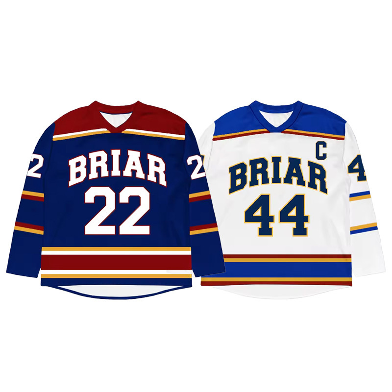 2026 Off Campus BRIAR Briar University Hockey Jersey GRAHAM 44 แฟชั่นกีฬา Unisex Casual Breathable เสื้อหลวม Tee