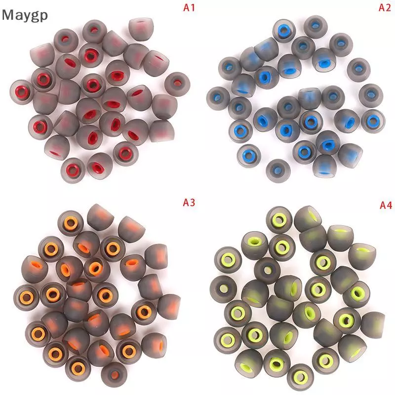 Maygp 30 ชิ้นหูฟังเปลี่ยนซิลิโคนหูฟังตัดเสียงรบกวนหูฟังเอียร์บัด gp