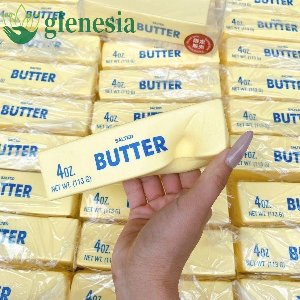 GLENESIA Butter Stick ของเล่นบีบ, Anti Stress Sensory Soft Slow Rebound Butter Stick, แบบพกพายืดหยุ่น 14.5 ซม.ยืดสมจริง Butter Sticks เด็ก
