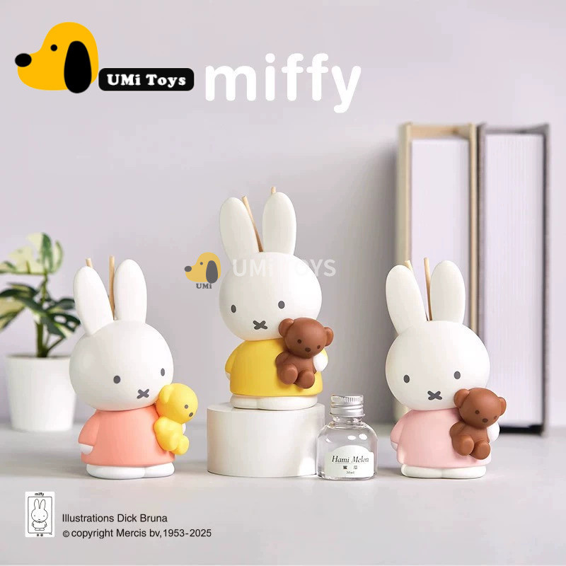 ของแท้ มิฟฟี่ มิฟฟี่ สินค้าชุดกลิ่นหอมไร้ควันน้ํามันหอมระเหยบ้านห้องนอนเดสก์ท็อปตกแต่งรูปสํานักงานตุ๊กตากล่องปริศนา