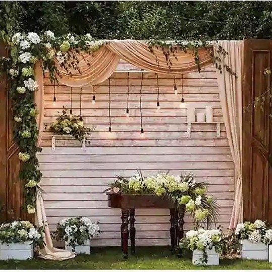 Outdoor backdrop fabric, forest theme, wedding photography, couple portrait fabric, live streaming b
