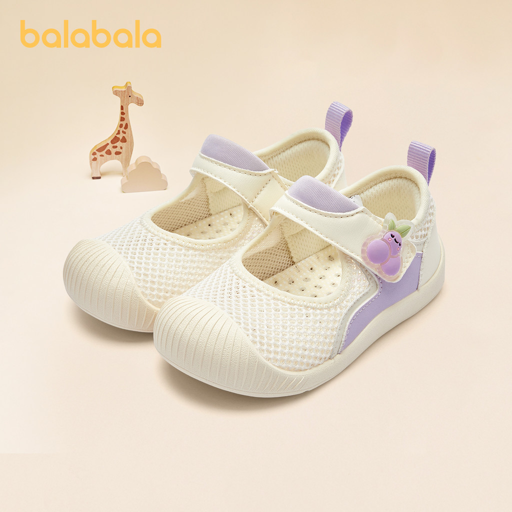 Balabala รองเท้าเด็กวัยหัดเดินเด็กรองเท้าแตะรองเท้าเด็กทารก Treasure Girl Treasure 2025 ฤดูร้อน Breathable Non Slip ~