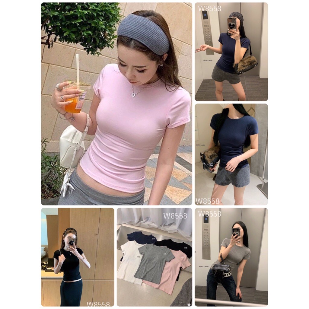 W8558 เสื้อผ้าแฟชั่น ป้าย wgwe
