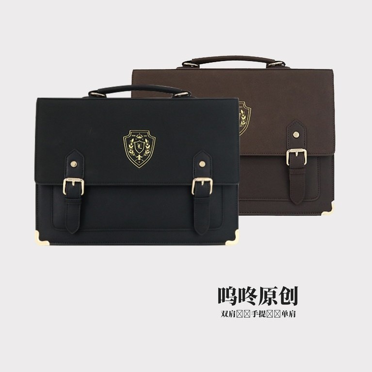 Woodong Shop Original School Supply Bag Female jk Uniform Bag Official Document All-Match Backpack R