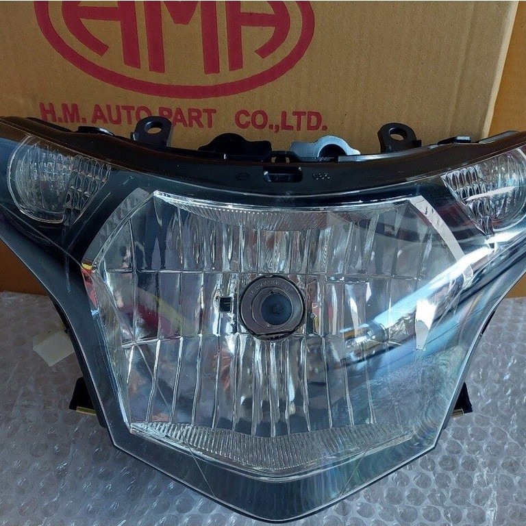 ไฟหน้า  (ติดรถ) CBR 150R, 250R, -I ปี 2011-2017) มีขั้วไฟเเละหลอดไฟ HMA Brand