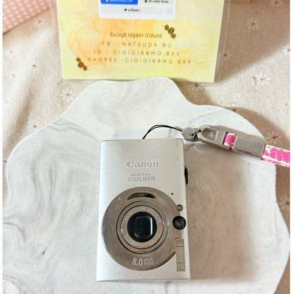 ตัวที่1📸canon ixus 80 is / ixy 20 is 📸 silver