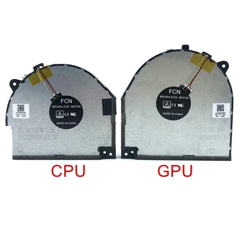 แล็ปท็อปใหม่ CPU GPU พัดลมระบายความร้อนสําหรับ Lenovo Legion Y530 Y7000 Y530-15ICH Cooler FKTW FKPX 