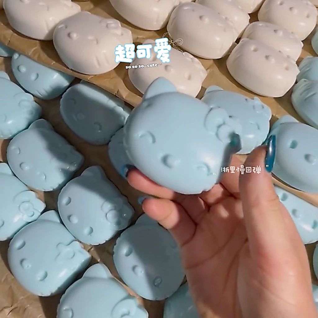 หลายสี สวัสดี คิตตี้ บีบของเล่นหอมช้า สะท้อนกลับ นุ่มเนื้อความเครียดบรรเทาของเล่นของขวัญแปลกใหม่สําหรับเพื่อน