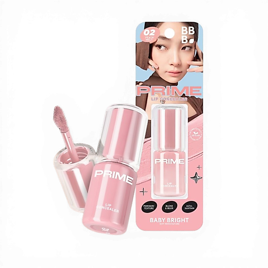 Baby Bright #ลิปไพรเมอร์ เบลอปาก【แมทท์ กันน้ำ】Baby Bright Primer lip and cheek 2.6g