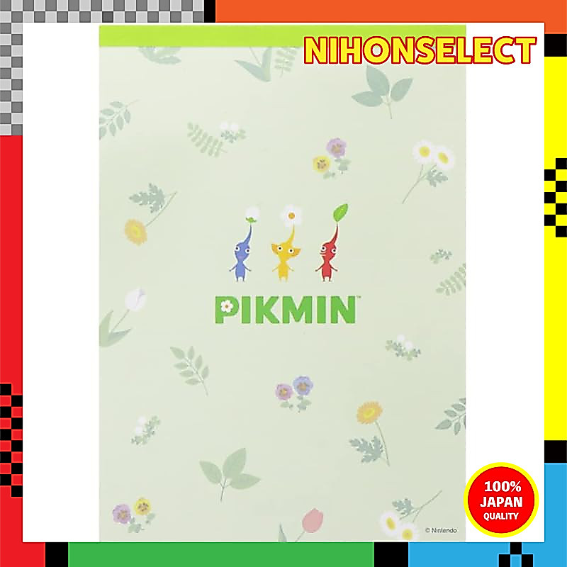 Sunstar Pen Co. Pikmin A6 Memo Pad Pattern A S2837552