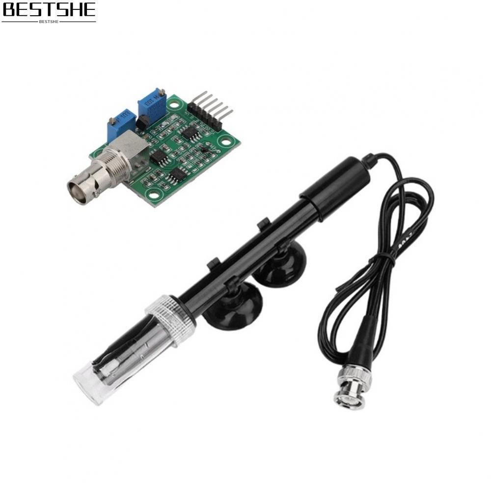 สําหรับ PH Sensor Probe ขั้วต่อ BNC ตัวเครื่องพลาสติก 0-14 สําหรับ PH สําหรับมิเตอร์ไฮโดรโปนิกส์