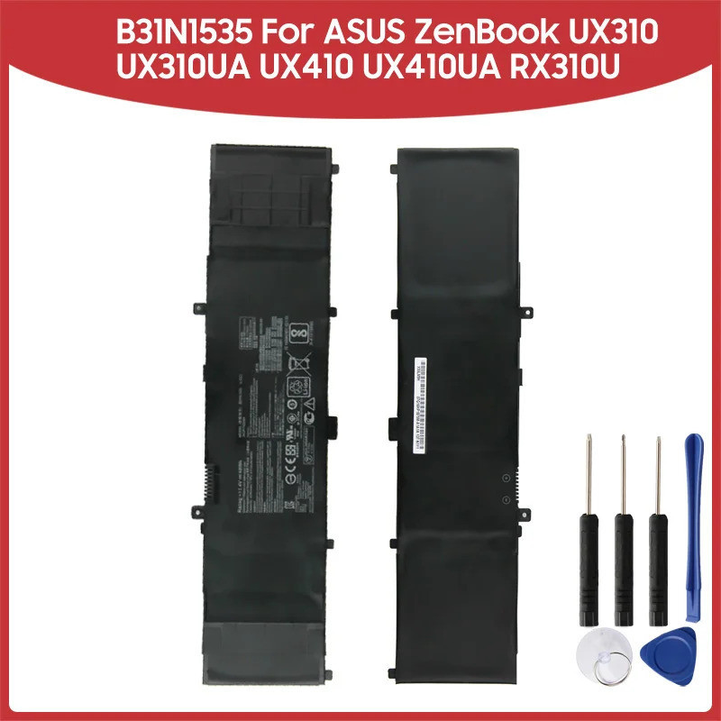 แบตเตอรี่ทดแทน B31N1535 สำหรับ ASUS UX310 UX310UA UX310UQ UX410 UX410UA UX410UQ BX310 BX310UA M5