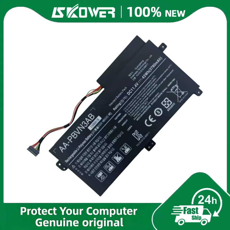 ใหม่ AA-PBVN3AB แบตเตอรี่แล็ปท็อปสำหรับซัมซุง ATIV BOOK 4 NP450R5V NT500R4K NT500R5L NT500R5K NT500R