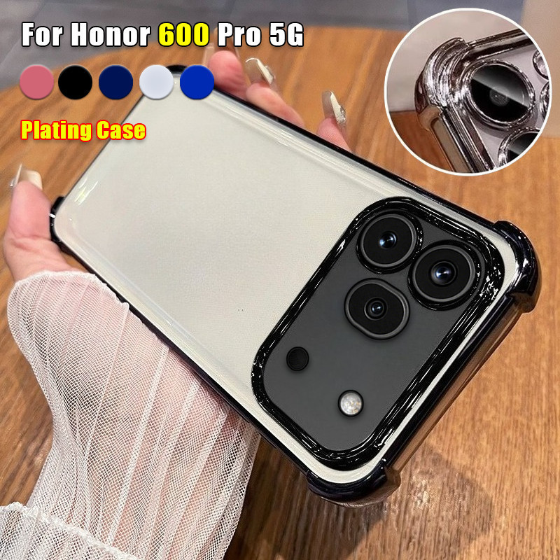 ส่งในไทย เคสใส กันรอย สำหรับ Honor 600 / 600Pro / 600 Pro เคสขอบสี กันกระแทก หรูหรา 021