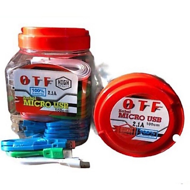 สายเคเบิลข้อมูล OTF สําหรับ USB Micro / Android 1 เมตร (ขายปลีก)