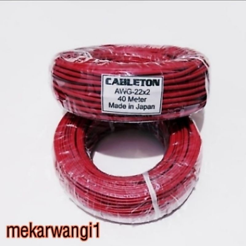 สาย Awg 22x2 40 เมตร Made in japan