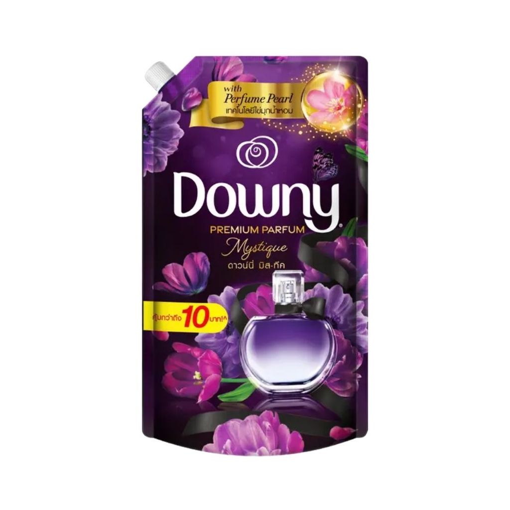 ดาวน์นี่ น้ำยาปรับผ้านุ่มสูตรเข้มข้นมิสทีคชนิดเติม Downy Softener Mystique 1ltr. ราคาถูก Shopee Lazada
