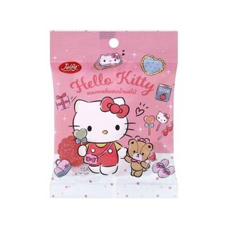 เจลฟี่ เฮลโลคิตตี้ขนมเยลลี่รสผลไม้ Jelfy Hello Kitty Fruit Gummy 34g.