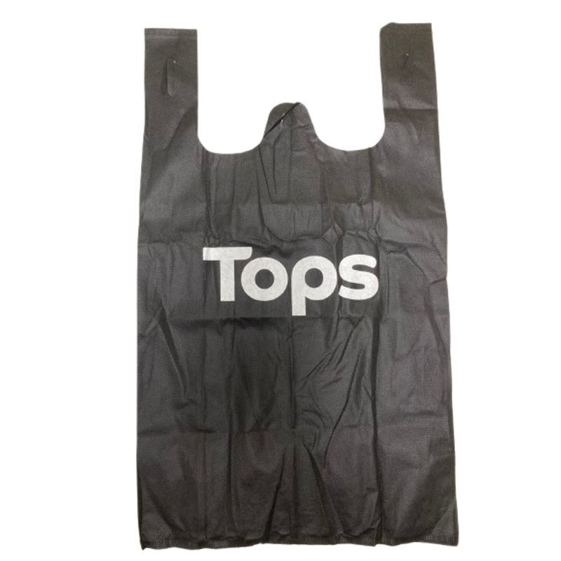 ท็อปส์ถุงผ้าสปันบอนด์สีดำไซส์Lขนาด 35X59ซม Tops Span Bond Bag Black Color Size L 35X59cm [หมายเลขบาร์โค้ด 8853474079933]