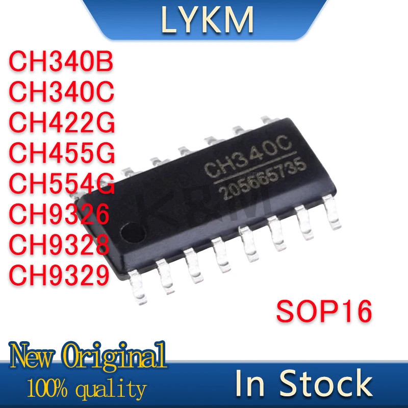 5/PCS ใหม่ Original CH340B CH340C CH422G CH455G CH554G CH9326 CH9328 CH9329 Ic ชิปเซ็ตสต็อก Logic IC