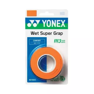 กริ๊ปพันด้ามไม้แบดโยเนคAC102EXSuperGrip3ชิ้น หนา0.6 มม.วัสดุทำจากโพลียูรีเทน(Polyurethane)ส่งไวจากไทยไม่พอใจยินดีคืนเงิน