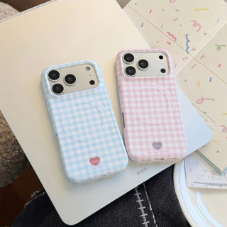 Magnetic Attachment TypeCheckered Limited Edition iPhone Case เหมาะสําหรับ iPhone 17 Pro Max พร้อมหน้าจอขนาด 16, 15, 14, 13, 12, และ 11 - ฝาครอบป้องกันการตกกระแทก UV