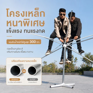 ร่มสนาม ร่มอย่างดี ร่มกันแดดสนามใหญ่ 3m ร่มกันแดดระเบียง ความสูงสามารถปรับได้ ตลาดนัด กลางแจ้ง