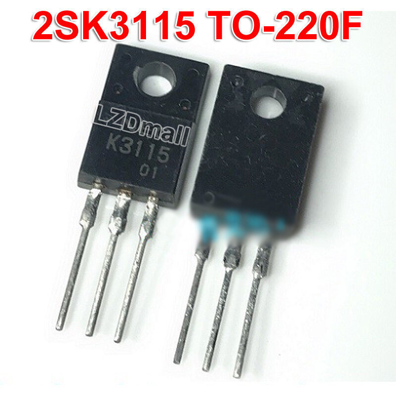 5pcs K3115 TO-220F 2SK3115 K3115B 2SK3115B TO-220 6A/600V MOSFET ทรานซิสเตอร์ใหม่ IC