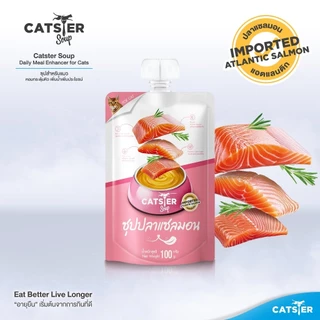 (ส่งทันที) Catster Soup แคทส์เตอร์ซุป ซุปแช่แข็ง สำหรับแมว ขนาด 100 กรัม
