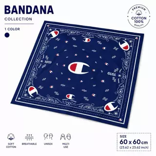 CHAMPION BANDANA CHAMPION LOGO ผ้าโพกศรีษะ ผ้าคล้องคอ ผู้ชาย