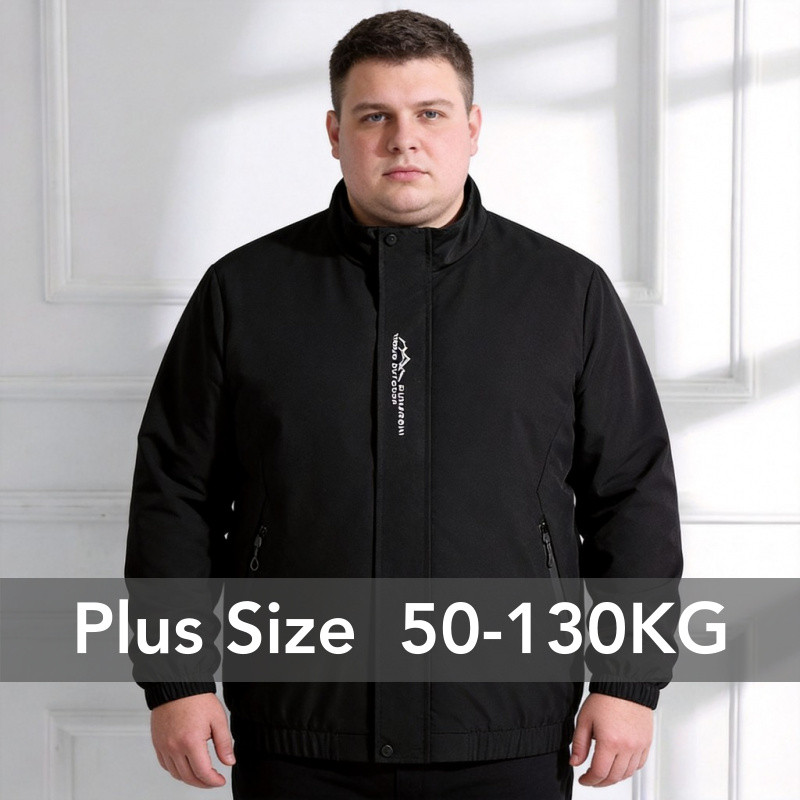 Oversize Men Outdoor Soft Windproof Plus Size Coats เสื้อแจ็คเก็ตมอเตอร์ไซค์