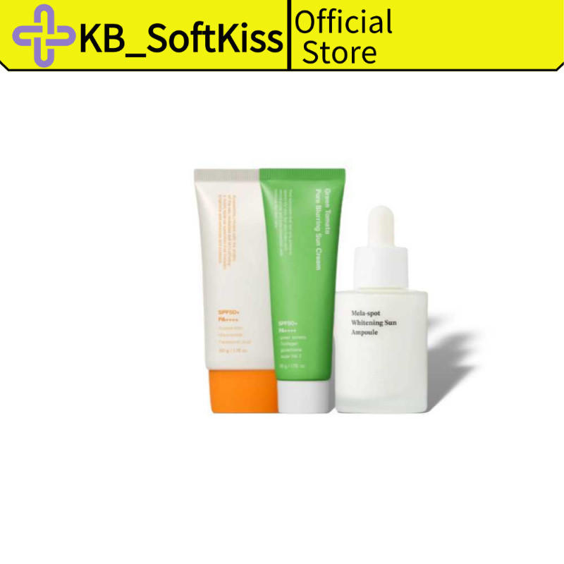Sungboon Editor Mela-spot Whitening Sun Ampoule 40ml + Marine Staxan Slimtone Up Sun Cream 50ml + Gr