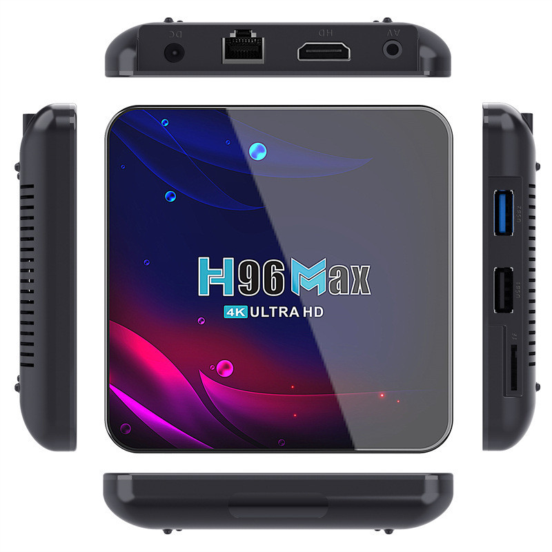 [ของดี] รูปแบบใหม่ H96Max V11 Set Top box RK3318 กล่องทีวี HD Android 11 wifi กล่องทีวี