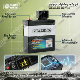 6 PINS MIO Racing CDI for MIO SOUL/NOUVO Z Need Convertion 9 Mode #NOT MIO AMORE/SPORTY