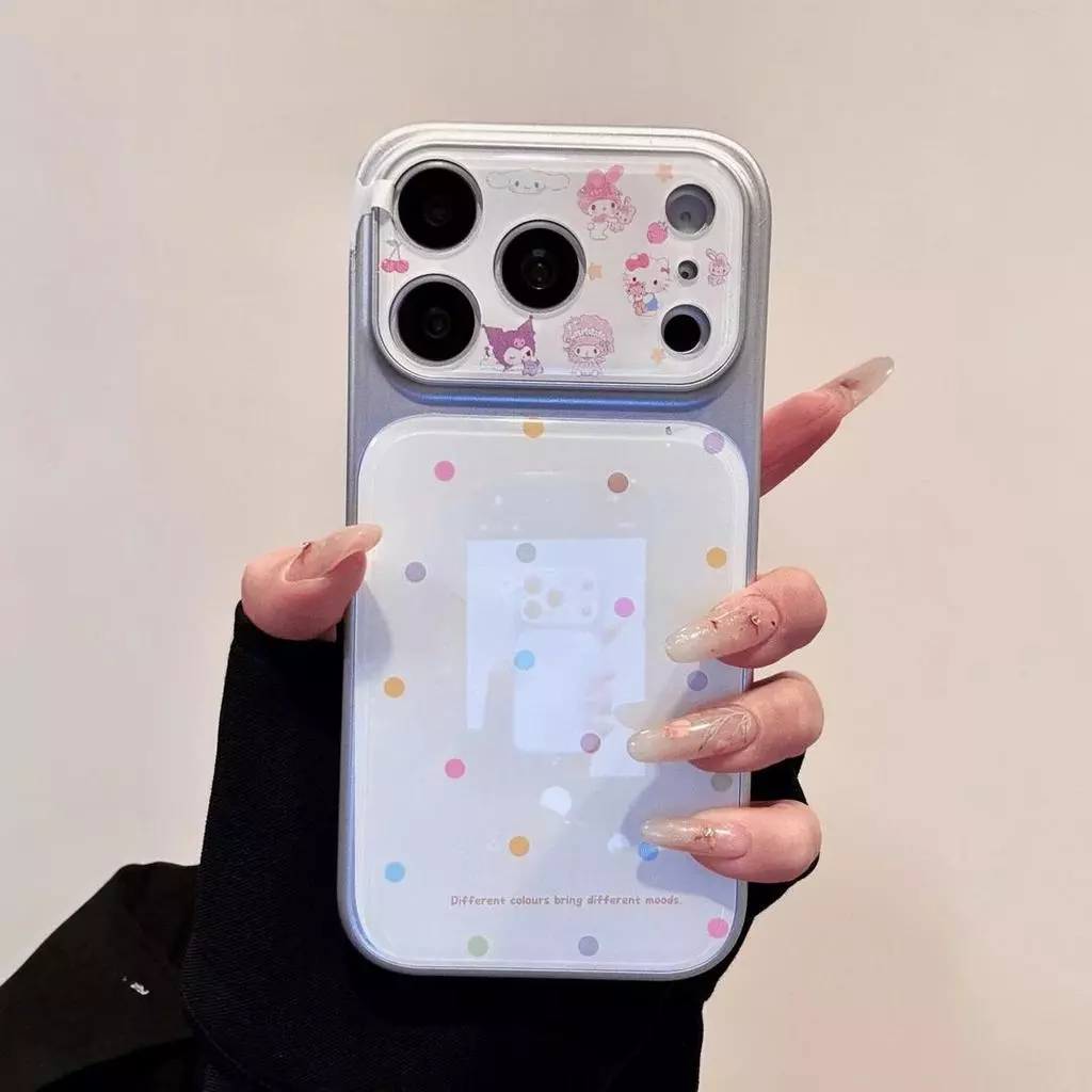 เคสโทรศัพท์ลายจุด ใช้ได้กับ iPhone 13/11/12/17/14/15 Plus/16 Pro Max ผลิตจากอะคริลิกคุณภาพสูง กันกระแทกและทนทาน