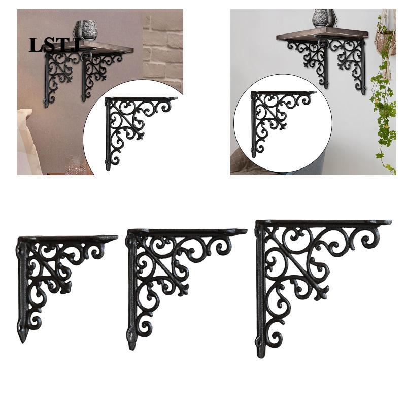 [Lstjj] Heavy Duty Wall Decor ชั้นวางวงเล็บ Rustic เหล็กมุมรั้งสําหรับไม้ลอยชั้นวาง Supporter ในห้องครัวในบ้าน Café Decor