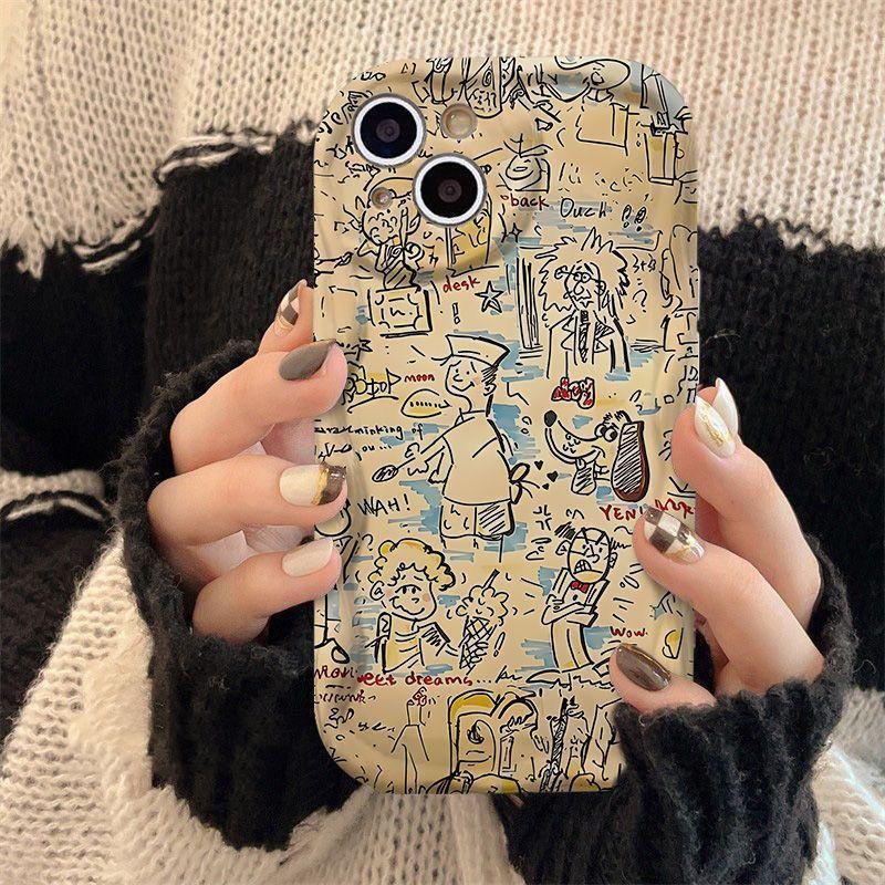 เคสการ์ตูน Doodle Samsung A07 A17 A15 A16 A12 A13 A71 A22 A32 A52 A51 A31 A33 A55 A56 A35 A04 A03 A1